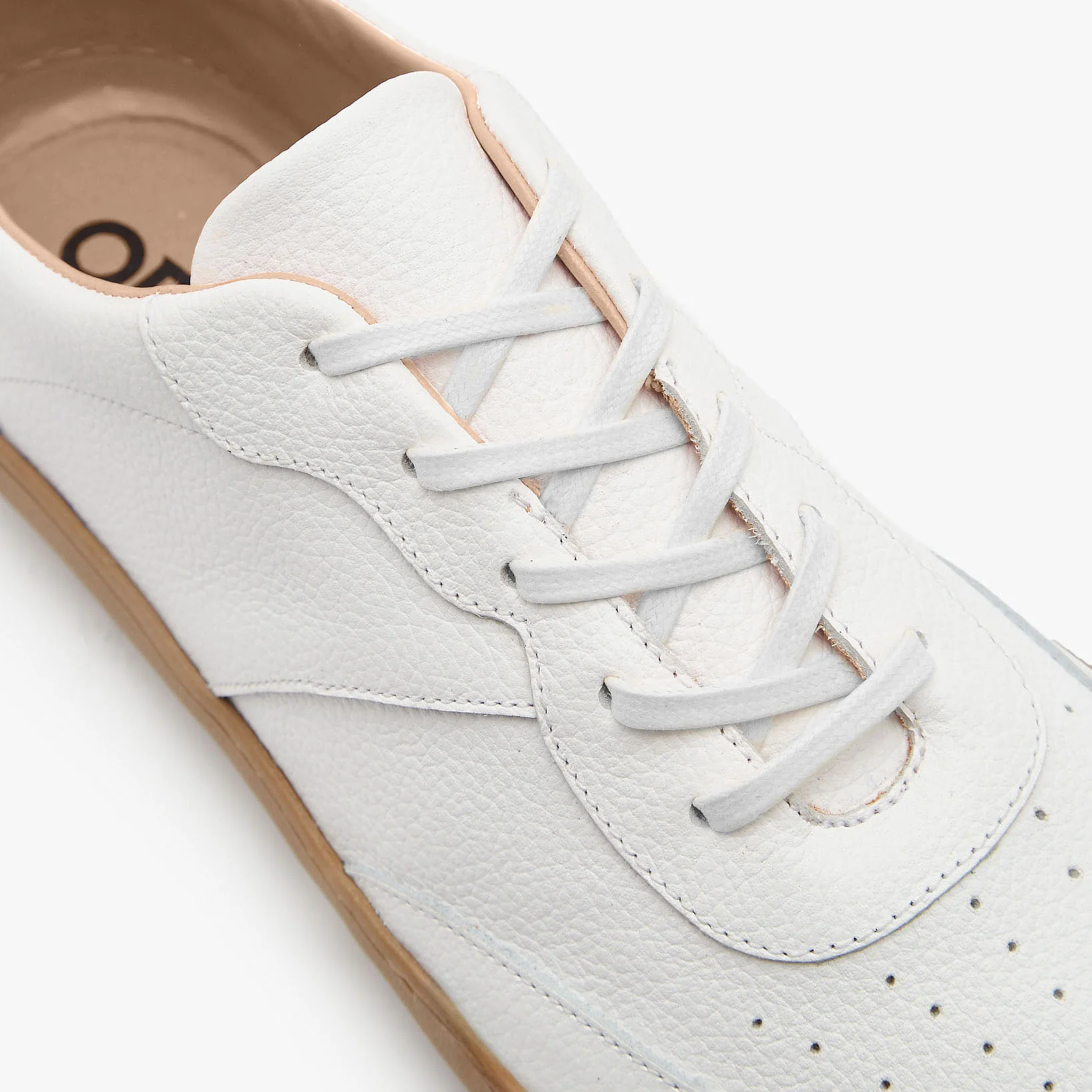 The Men's Retro Sneaker FINAL SALE | Natural Leather - Image 7